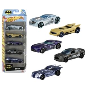 Hot Wheels DC Comics Batman Toy Car Set 5 Pack
